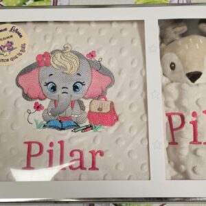 Manta y Dudú bordado